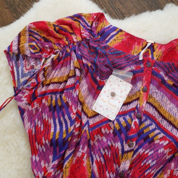 Free People Colorful Romper - Picture 3 of 5